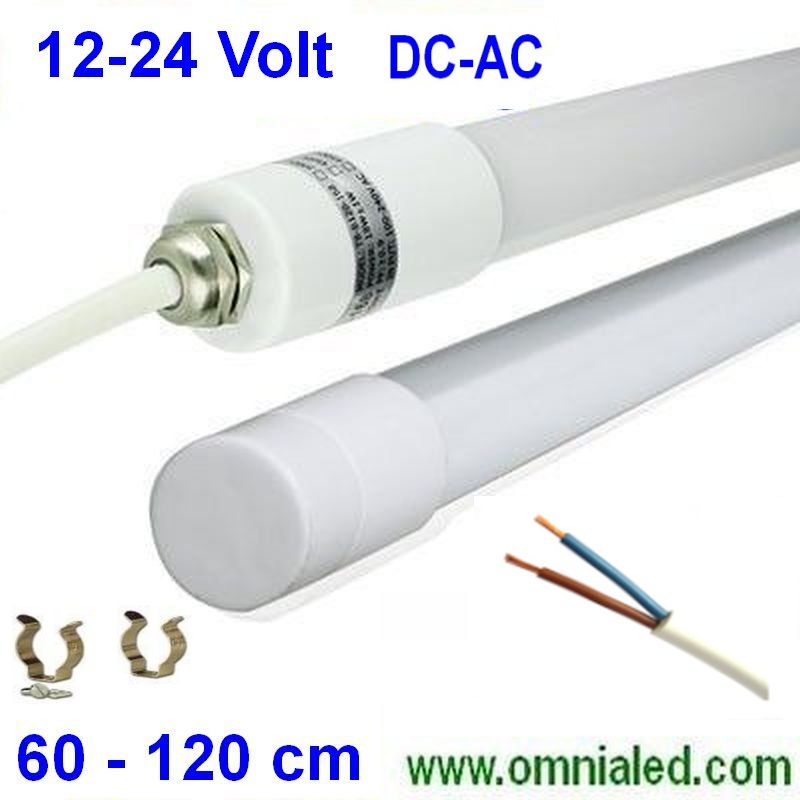 Led Tube Waterproof 60 cm 9w 12v 24V IP67